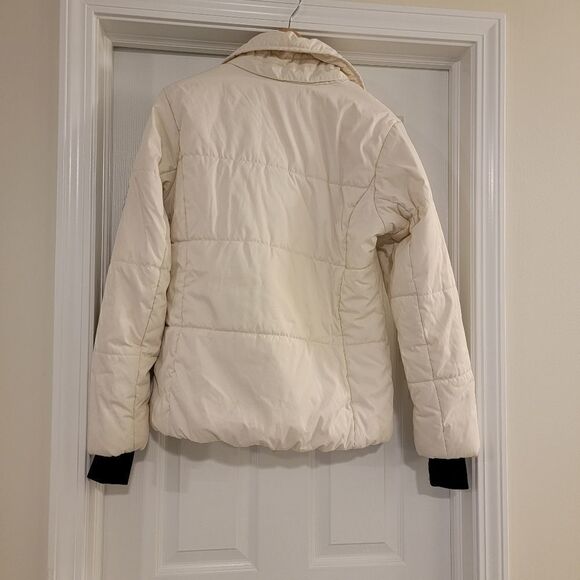 Columbia Michigan State Spartans MSU Coat off white size medium - Picture 2 of 7